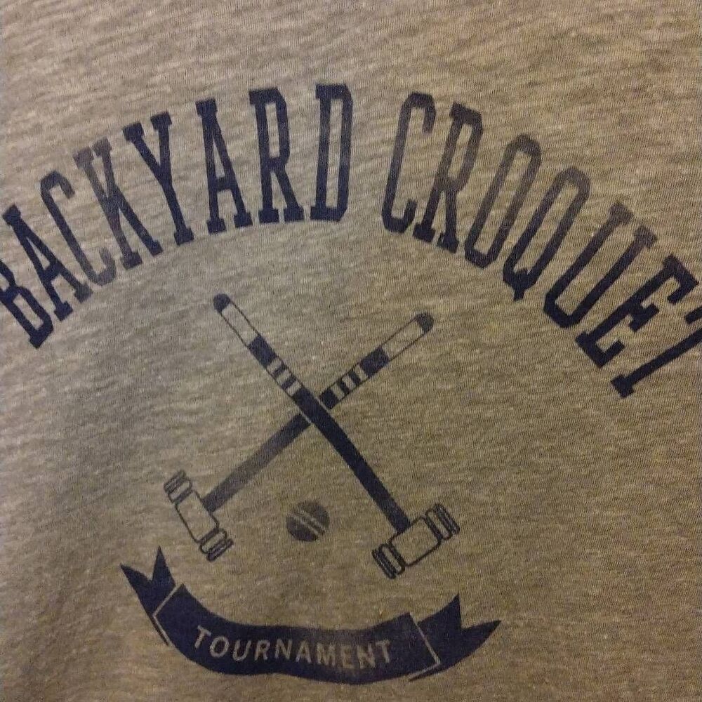 J. Crew Backyard Croquet Tournament Tshirt 2XL